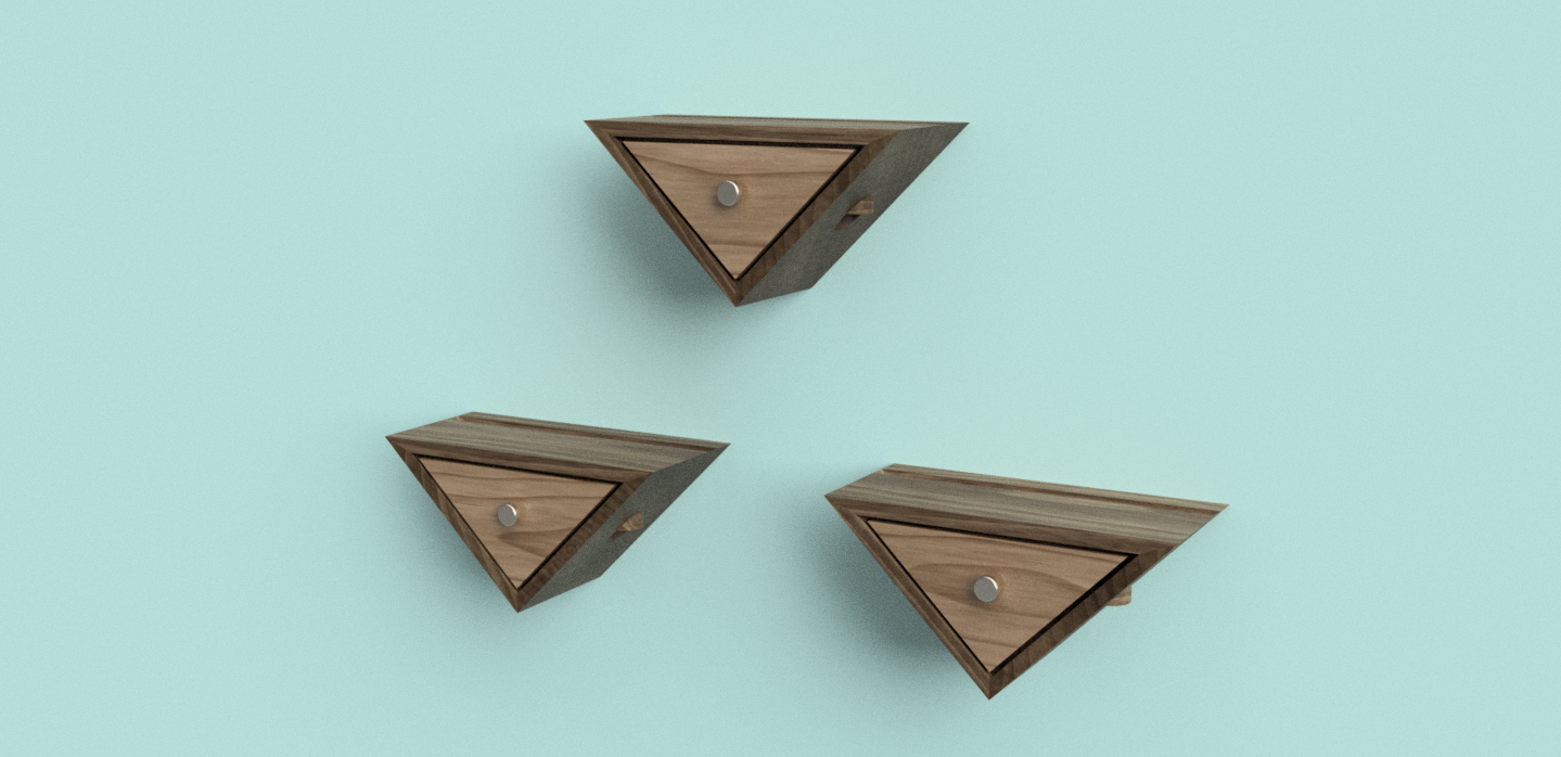 Triangle Shelves — Branching Out Wood
